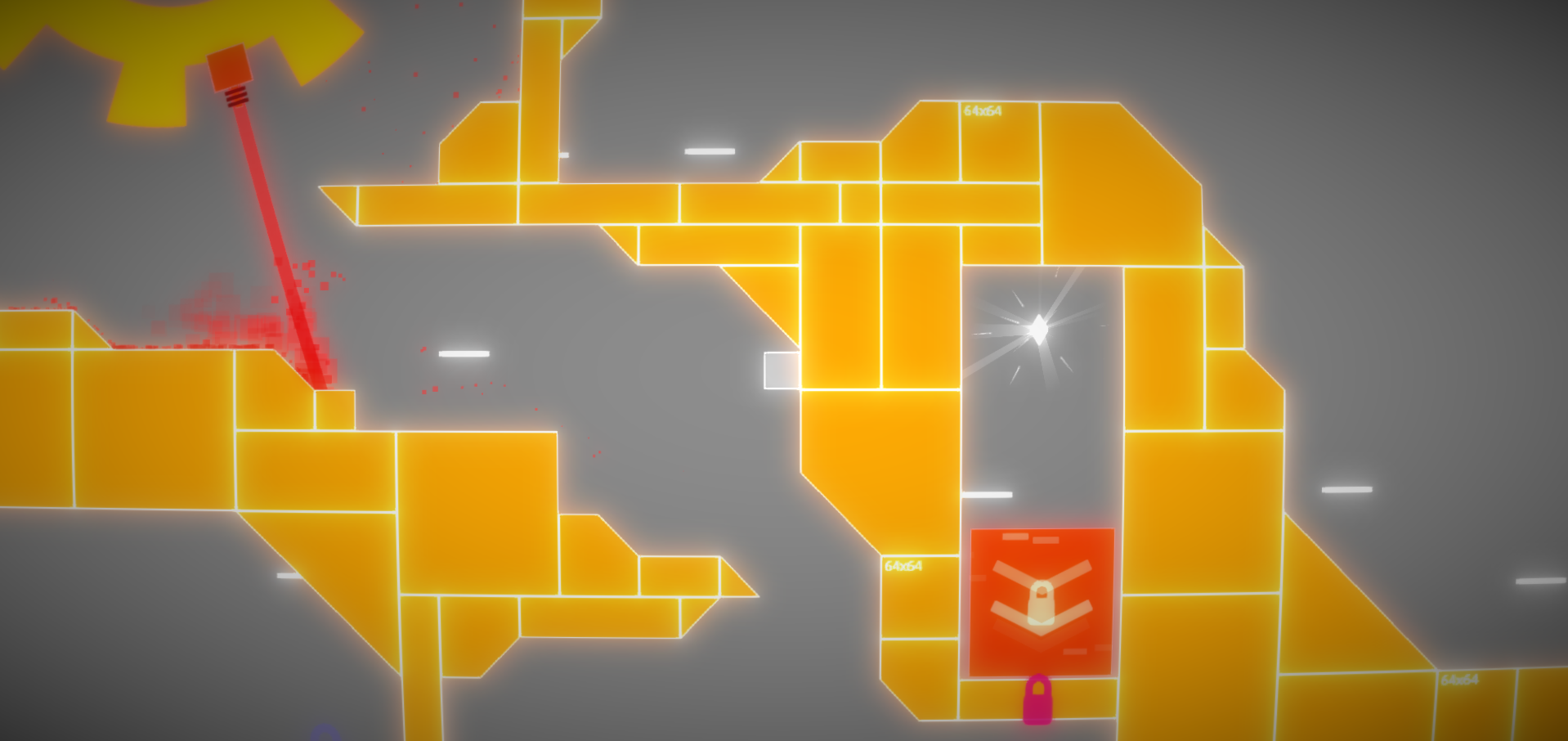 Gravix puzzle chamber with a locked objective