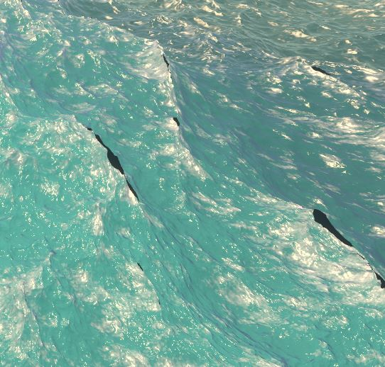 Wave inversion artifact